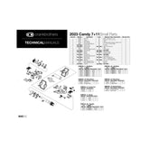 Crank Brothers Candy Pedal Body Screw Spares & Accessories